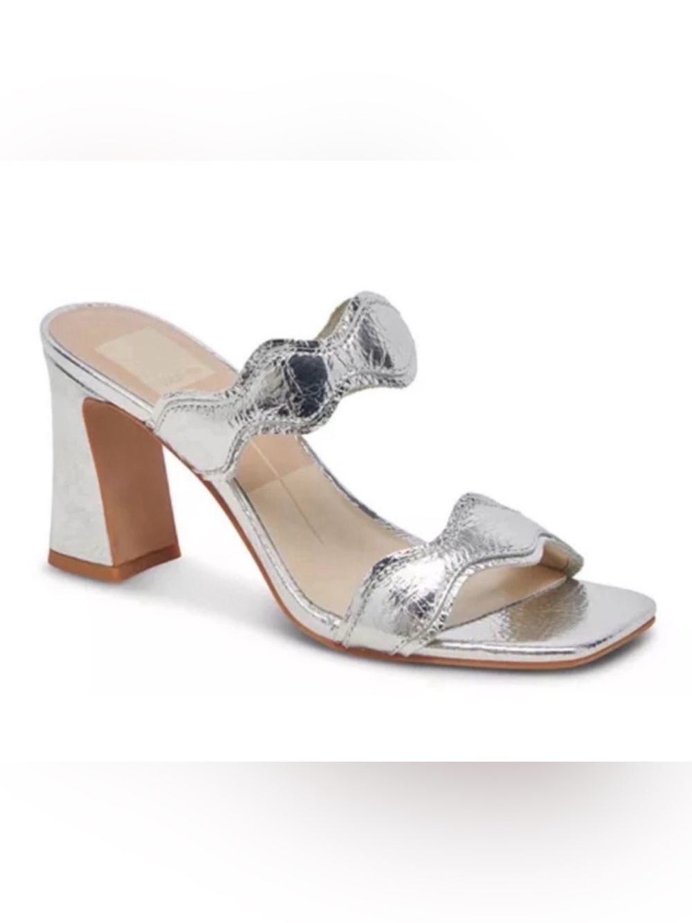 Dolce Vita Metallic Silver heels